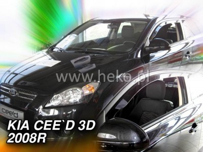 Kia Ceed 3-dvere 2006-2012 (predné) - deflektory Heko