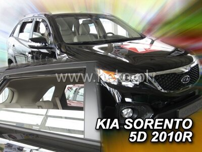 Kia Sorento 2009-2015 (so zadnými) - deflektory Heko