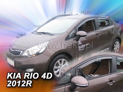 Kia Rio 2011-2017 (predné) - deflektory Heko