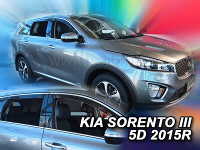 Kia Sorento 2015-2020 (so zadnými) - deflektory Heko