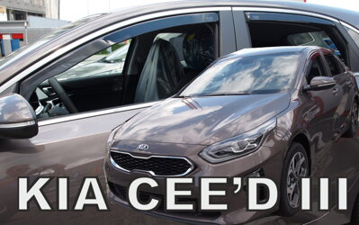 Kia Ceed Htb od 2018 (so zadnými) - deflektory Heko