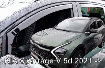 Kia Sportage od 2022 (so zadnými) - deflektory Heko