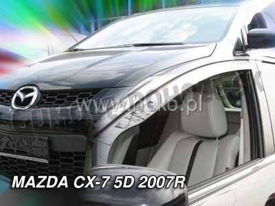 Mazda CX-7 2007-2012 (predné) - deflektory Heko