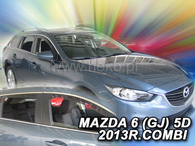 Mazda 6 Combi od 2012 (so zadnými) - deflektory Heko