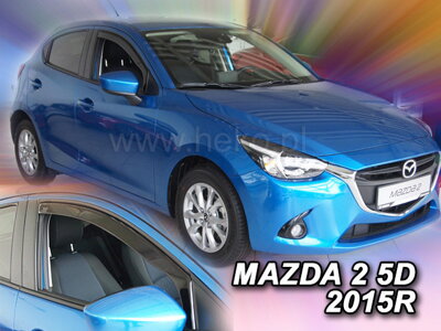 Mazda 2 od 2014 (predné) - deflektory Heko