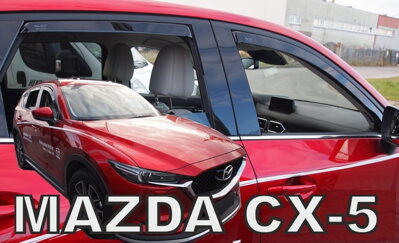 Mazda CX-5 od 2017 (so zadnými) - deflektory Heko