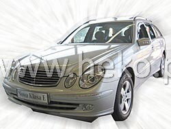 Mercedes E W211 2002-2009 (predné) - deflektory Heko