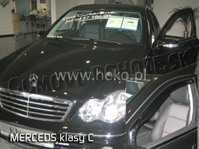 Mercedes C W203 2000-2007 (predné) - deflektory Heko