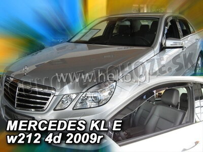 Mercedes E W212 2009-2016 (predné) - deflektory Heko