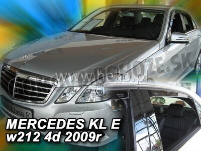 Mercedes E W212 Sedan 2009-2016 (so zadnými) - deflektory Heko