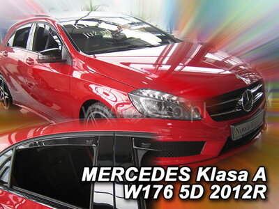 Mercedes A W176 2012-2018 (so zadnými) - deflektory Heko
