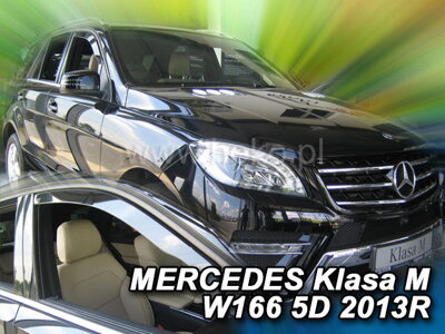 Mercedes M, GLE W166 2011-2019 (predné) - deflektory Heko