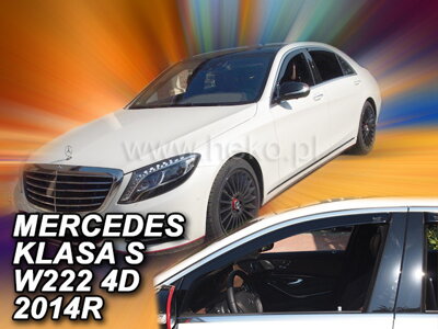 Mercedes S W222 od 2013 (predné) - deflektory Heko