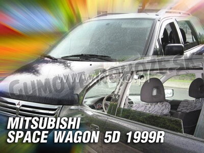 Mitsubishi Space Wagon 1999-2005 (so zadnými) - deflektory Heko