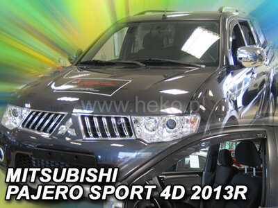 Mitsubishi Pajero Sport od 2012 (predné) - deflektory Heko