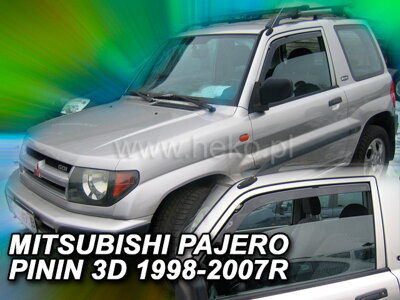 Mitsubishi Pajero Pinin 3-dvere 1998-2007 (predné) - deflektory Heko