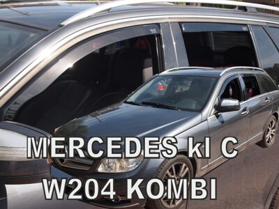 Mercedes C W204 Combi 2007-2014 (so zadnými) - deflektory Heko