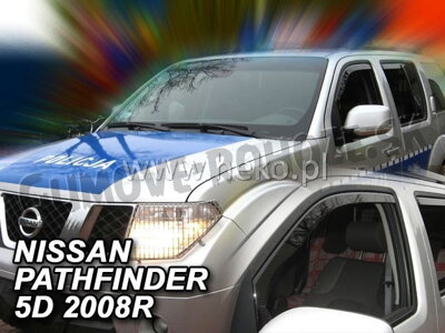 Nissan Pathfinder 2005-2010 (predné) - deflektory Heko
