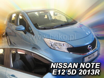 Nissan Note od 2013 (predné) - deflektory Heko