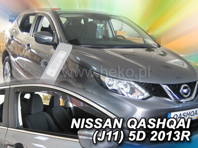 Nissan Qashqai 2014-2021 (predné) - deflektory Heko