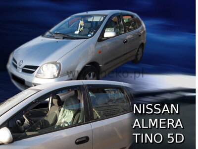 Nissan Almera Tino 2000-2006 (so zadnými) - deflektory Heko