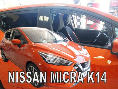 Nissan Micra od 2017 (so zadnými) - deflektory Heko