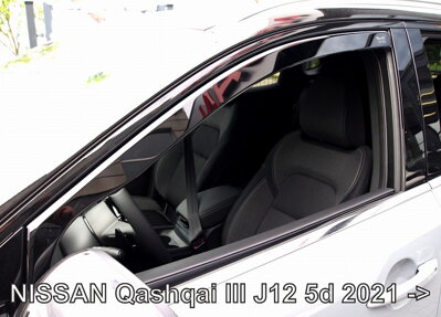 Nissan Qashqai od 2021 (predné) - deflektory Heko