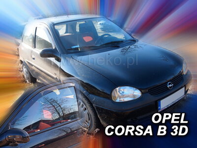 Opel Corsa B 3-dvere 1993-2000 (predné) - deflektory Heko