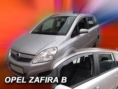 Opel Zafira B 2005-2012 (so zadnými) - deflektory Heko