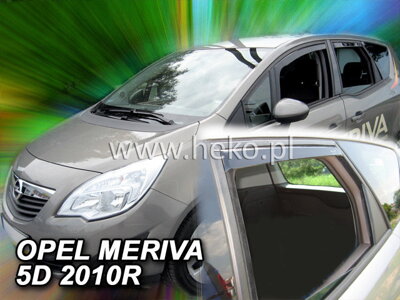 Opel Meriva B od 2010 (so zadnými) - deflektory Heko