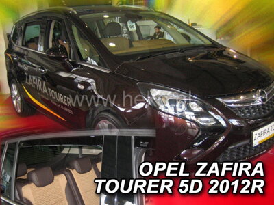 Opel Zafira C od 2012 (so zadnými) - deflektory Heko