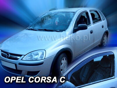 Opel Corsa C 5-dverí 2000-2006 (predné) - deflektory Heko