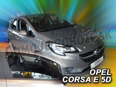Opel Corsa E 2014-2019 (predné) - deflektory Heko