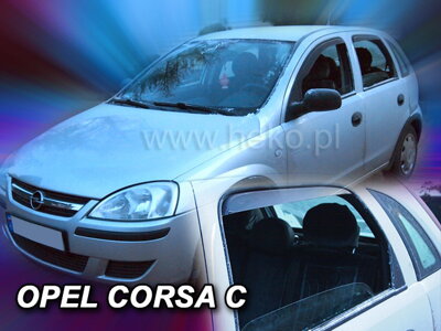Opel Corsa C 2000-2006 (so zadnými) - deflektory Heko