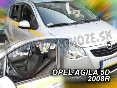 Opel Agila B 2008-2014 (predné) - deflektory Heko