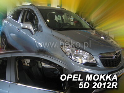Opel Mokka 2012-2019 (predné) - deflektory Heko
