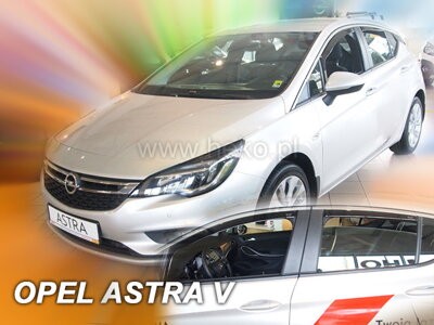 Opel Astra K Htb od 2015 (so zadnými) - deflektory Heko