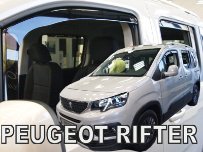 Peugeot Rifter od 2018 (so zadnými) - deflektory Heko