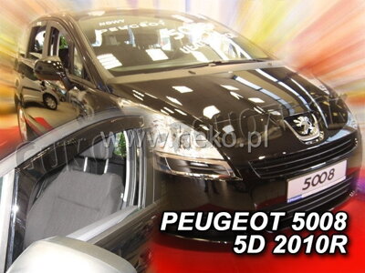 Peugeot 5008 2009-2017 (predné) - deflektory Heko