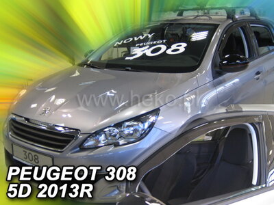 Peugeot 308 2013-2021 (predné) - deflektory Heko