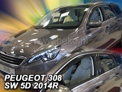 Peugeot 308 SW 2013-2021 (so zadnými) - deflektory Heko