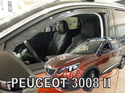 Peugeot 3008 od 2016 (predné) - deflektory Heko
