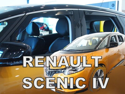 Renault Scenic od 2016 (so zadnými) - deflektory Heko