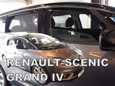 Renault Grand Scenic od 2016 (so zadnými) - deflektory Heko