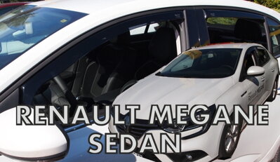 Renault Megane Sedan od 2016 (so zadnými) - deflektory Heko