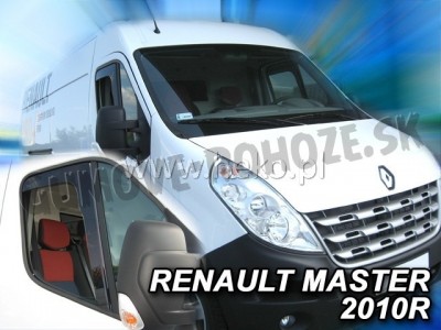 Renault Master od 2010 (predné) - deflektory Heko