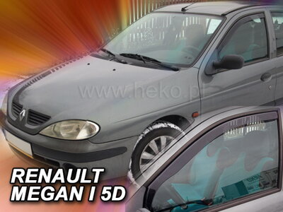Renault Megane 1996-2002 (predné) - deflektory Heko