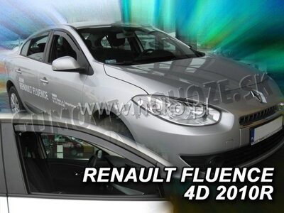 Renault Fluence od 2009 (predné) - deflektory Heko
