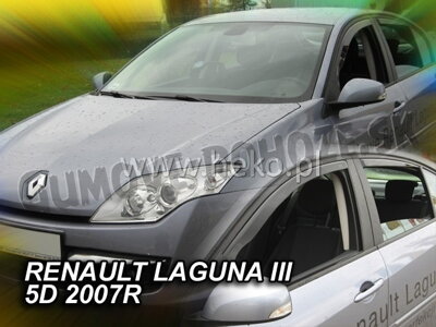 Renault Laguna Sedan od 2007 (so zadnými) - deflektory Heko