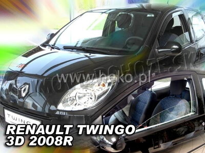 Renault Twingo 3-dvere 2007-2014 (predné) - deflektory Heko